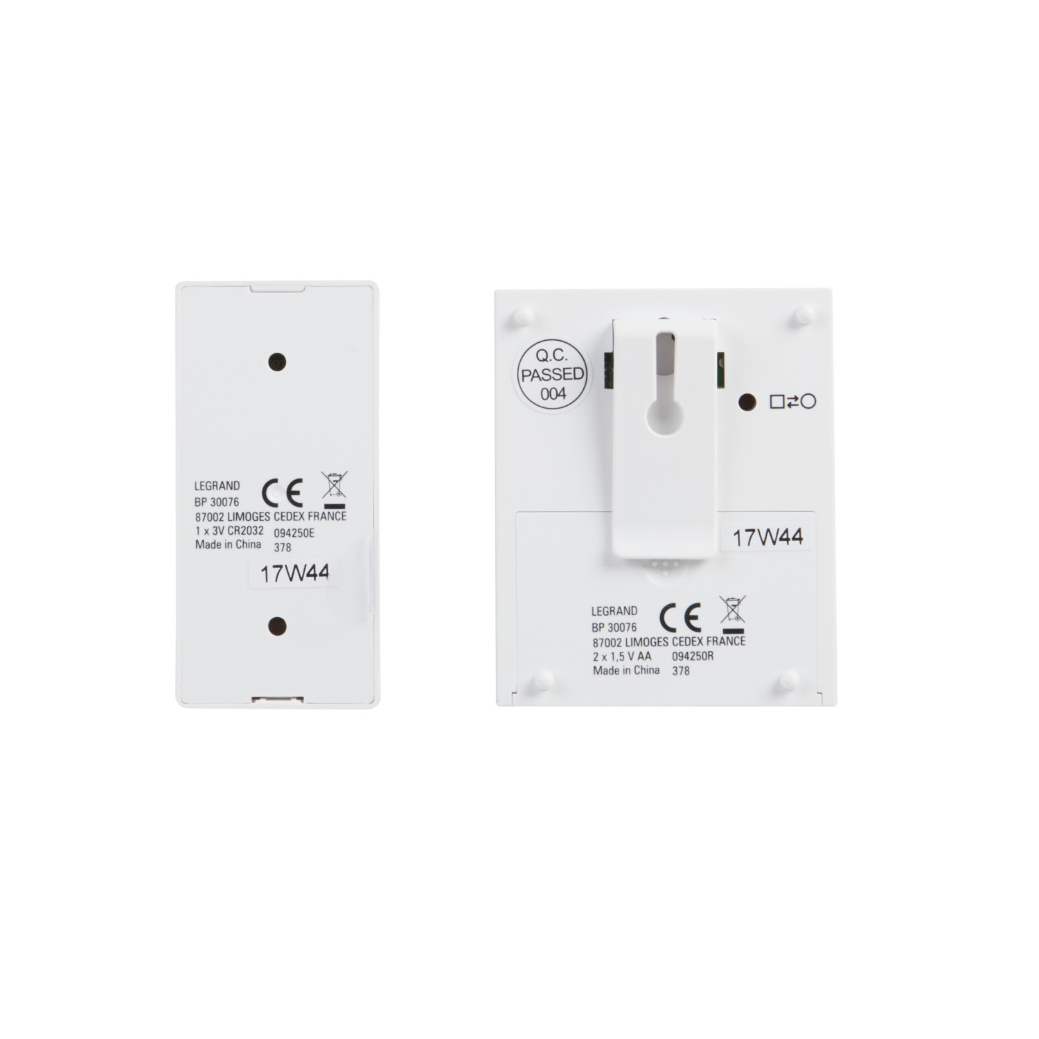 Kit Carillon radio sans fil blanc Legrand 094251