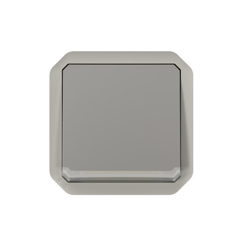 Interrupteur bipolaire Plexo composable gris - 069530L