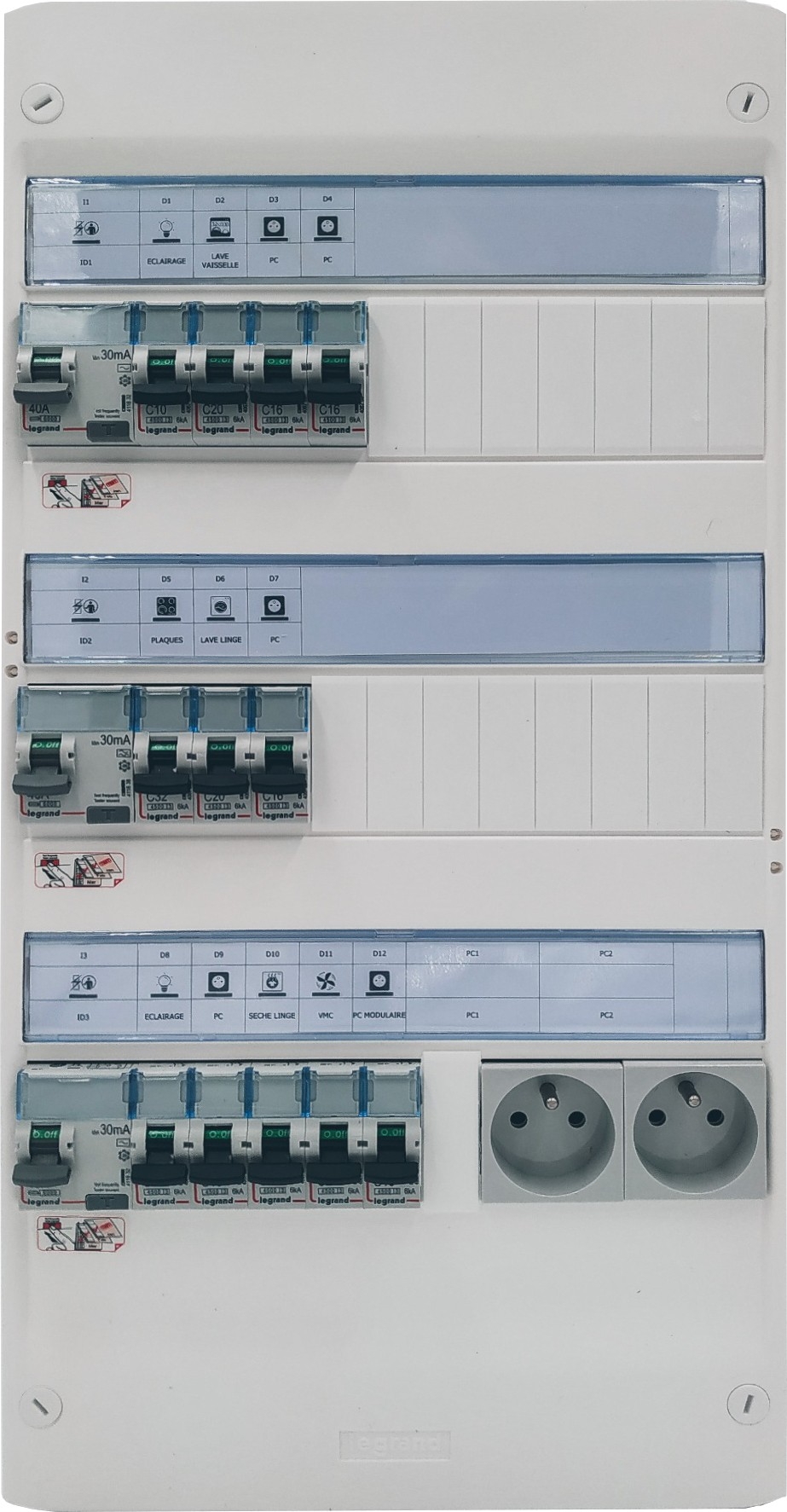 Télérupteur Legrand CX³ standard bornes à vis 16A 1 module Réf: 412408