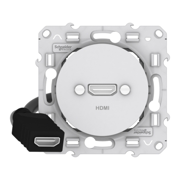 Odace - chargeur USB C 65W - forte puissance pour charge app. mobiles -  blanc - S520406 - SCHNEIDER