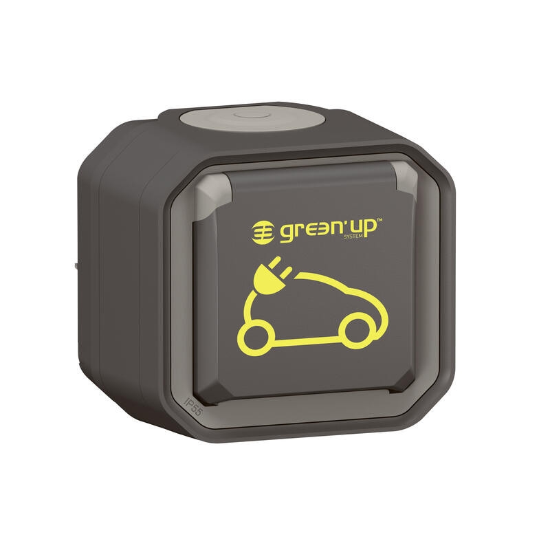 Prêt-à-poser Green'up Access + coffret + patère + disjoncteur pour véhicule  électrique - LEGRAND