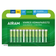 Blister 12 piles AAA - LR03 alkaline - PLLR03/12