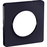 Plaque de finition anthracite - Odace Touch - 1 poste - S540802