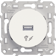 PRISE ALIM USB 5V - Odace - Schneider Electric - S520408