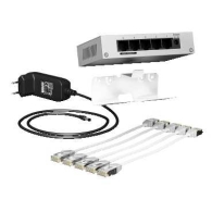Lexcom home - switch informatique - 1 gbit/s - 5 ports + 5 cordons + support - VDIR323005