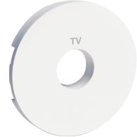 Odace Blanc, enjoliveur seul prise télévision simple  - S520645
