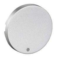 Odace - touche pour commande lumineuse - Alu - livrée sans LED  - S530297