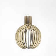 ALBERT - cordon blanc - Suspension bois - Atelier Loupiote