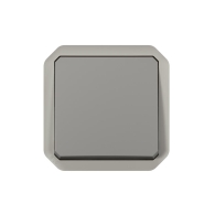 Interrupteur ou va-et-vient 10AX 250V Plexo composable gris - 069511L