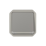 Interrupteur ou va-et-vient lumineux 10AX 250V Plexo composable gris - 069513L