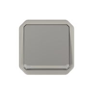 Interrupteur bipolaire Plexo composable gris - 069530L