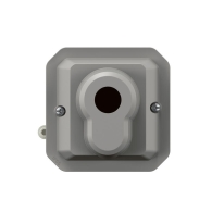 Interrupteur à clés Ronis 3 positions Plexo composable gris - 069535L