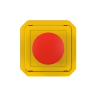 Coup de poing d'urgence Plexo composable gris/jaune - 069547L