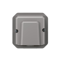 Sortie de câble 16A Plexo composable gris - 069550L