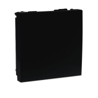 Obturateur - 2 modules - noir mat