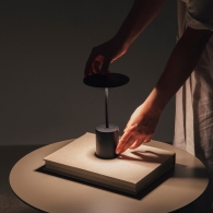 Lampe à poser et portable - YORU - Coloris noir - Arkos