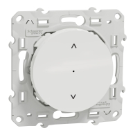 Wiser Odace - Interrupteur connecté volet roulant - blanc - zigbee - S520567W - Schneider Electric