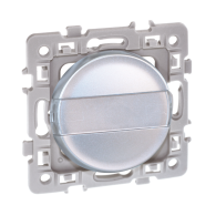 SQUARE Poussoir porte-etiquette Silver Eur'ohm - 60406