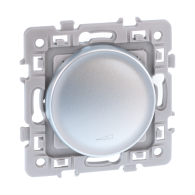 SQUARE Variateur2 fils (sans neutre) Silver Eur'ohm - 60420