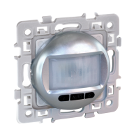 SQUARE Détecteur de mouvement Silver 3 fils ( avec neutre) Eur'ohm - 60422