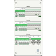 Tableau électrique SCHNEIDER RESI 9 - XE TAMC - 35 à 100m² vue intérieure