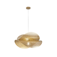 Luminaire suspendu RHEI-TARA DORÉ 1XE27 - Luce Ambiente Design - I-RHEI-TARA-S5060