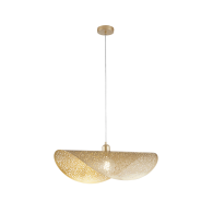 Luminaire suspendu RHEI-TARA Doré 1XE27 - Luce Ambiente Design