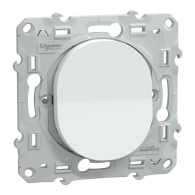 Ovalis - Permutateur - blanc fixation par vis - S320205