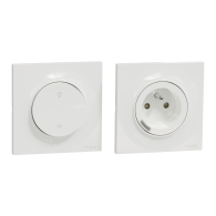 Odace Quick Home Connect - Kit commande sans fils et prise connectée zigbee 3.0 - S520559K