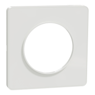 Odace Touch - plaque de finition 1 poste - Blanc RAL9003 - S520802