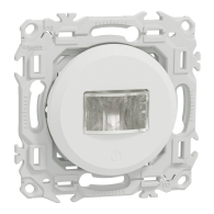 Détecteur présence et mouvement Odace 3 fils avec neutre Blanc craie - Schneider Electric - S920526