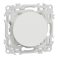 Va - et - vient ou poussoir avec griffes Odace 10AX Blanc craie - Schneider Electric - S925204