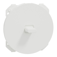 Enjoliveur seul pour va - et - vient ou poussoir à levier Odace Blanc craie - Schneider Electric - S929201