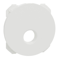 Enjoliveur seul pour prise TV Odace Blanc craie - Schneider Electric - S929440