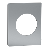 Plaque de finition Odace Architecte latérale effet Titane - Schneider Electric - S930800
