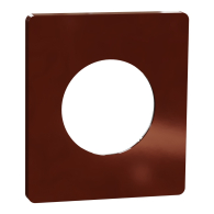 Plaque de finition Odace Architecte 1 poste Sienne émaillé - Schneider Electric - S936802