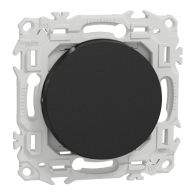 Permutateur bornes automatiques Odace 10AX Noir onyx - Schneider Electric - S940205