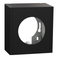 Boîte pour montage en saillie Odace 1 poste associable Noir onyx - Schneider Electric - S940762