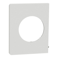 Plaque de finition Odace Architecte latérale effet Béton - Schneider Electric - S955800