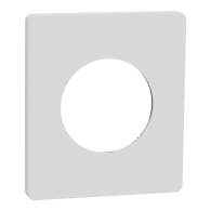 Plaque de finition Odace Architecte 1 poste effet Béton - Schneider Electric - S955802