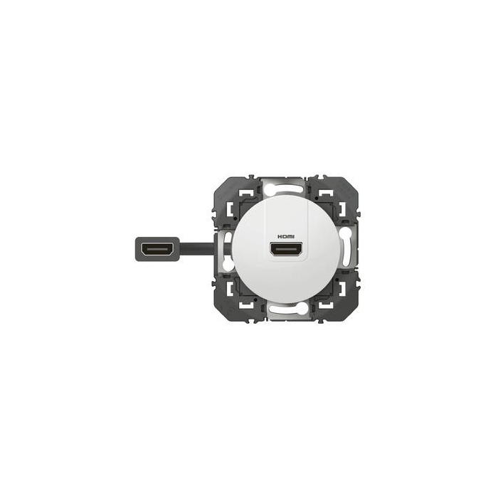 Prise HDMI pré-connectorisée dooxie finition blanc - 600385 - LEGRAND