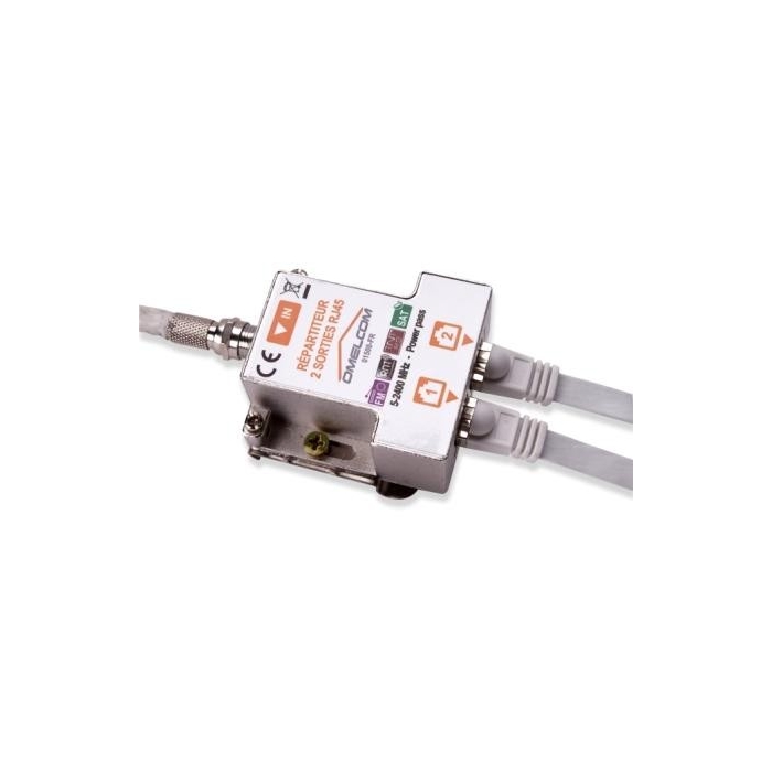 FRA- Câble répartiteur Ethernet RJ45 1 Point 4 câble de dérivation