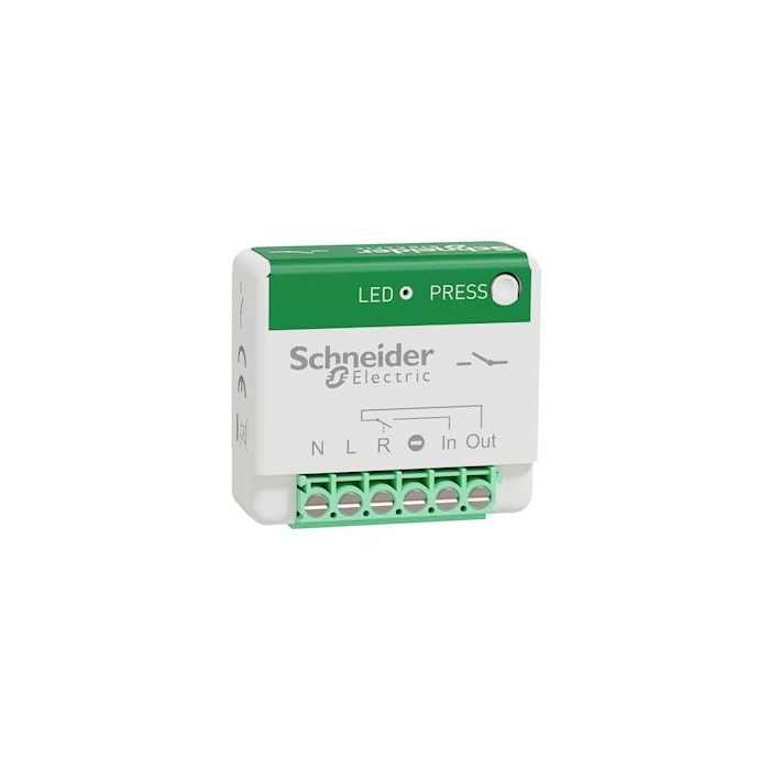 SCHNEIDER ELECTRIC - Interrupteur double sans fil sans pile pour éclairage  ODACE SFSP