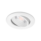 Luminaire pour ampoule MAN TILT 50W GU10 MATT WHITE - Elecman - 30340030
