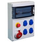 Coffret de Chantier 4 prises 2P+T - 1 X 3P+T 32A