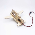 Antoine - cordon chanvre - Lampe à poser - Atelier Loupiote