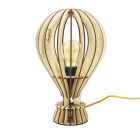 Archimède - cordon chanvre - Lampe à poser - Atelier Loupiote