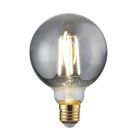 Ampoule filament LED E27 - 8W - 1800K - verre fumé G95