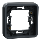 Mureva Styl - Cadre 1 poste - encastré - IP55 - IK08 - gris - Schneider Electric - MUR34107