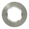 Plaque ronde dooxie 1 poste finition effet inox brossé - 600978
